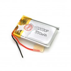 Літій-полімерний акумулятор 6*20*30mm (Li-ion 3.7В 550мА·год)