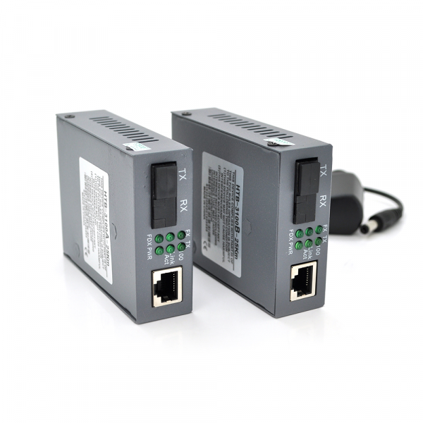 Медіаконвертер пари NetLink A+B (IC+113), 1310+1550 WDM одноволоконний Full/Half duplex , SC 25km (0 +70°C), + блок живлення 5V 1A, !!ПАРА в КОРОБКУ, відвантажуємо парою