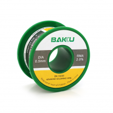 Припій BAKKU дротяний Solder wire BK10005 DIA 0,5mm (40g), OEM