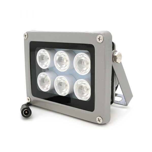 Прожектор спрямований з сутінковим датчиком YOSO 12V 8W, 6LED, IP66, кут огляду 60 °,робоча відстань до 30м, 113*84*86мм, BOX