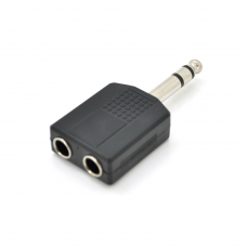 Сплітер Jack 6.3 (папа)/2 Jack 6.3 (мама) Stereo,Black