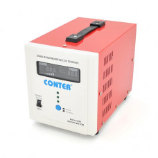 Стабілізатор напруги Conter MSER 5000 VA-V2 / 3750W однофазний, сервопривід, монтажу підлоги, LED дисплей, DC130-260V, AC230±3%, 2*Shuko, 161x255x178mm, 9.9kg