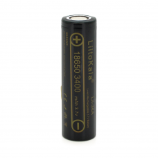 Акумулятор 18650 Li-Ion LiitoKala Lii-34A, 3400mAh (3250-3350mAh), 3.7V (2.75-4.2V), Black, , 2 шт в упаковці, ціна за 1 шт