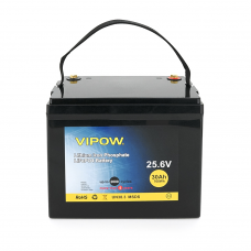 Акумуляторна батарея Vipow LiFePO4 25,6V 30Ah із вбудованою ВМS платою 25A (230*128*209), Q2