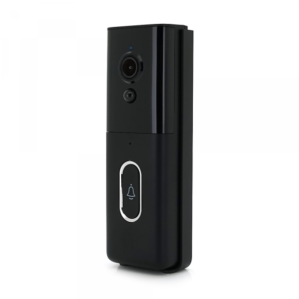 Автономний вуличний/внутрішній Відеодзвінок 2MP YOSO DoorVision-WIFI-02-2 Tuya. на батареях 18650 . WIFI. запис на карту SD. Чорний (акумулятори не входять в комплект)