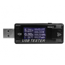 USB тестер Keweisi KWS-MX17 напруги (4-30V) та струму (0-5A), Black