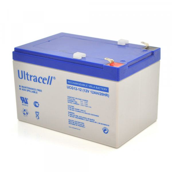 Акумуляторна батарея Ultracell UCG 12-12 AGM 12V 12 Ah (158x 98 x 101) White Q6/444