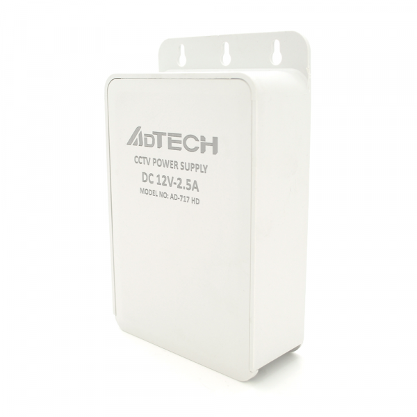 Імпульсний адаптер живлення ADtech 12В 2.5А (30Вт) Plastic Box IP63