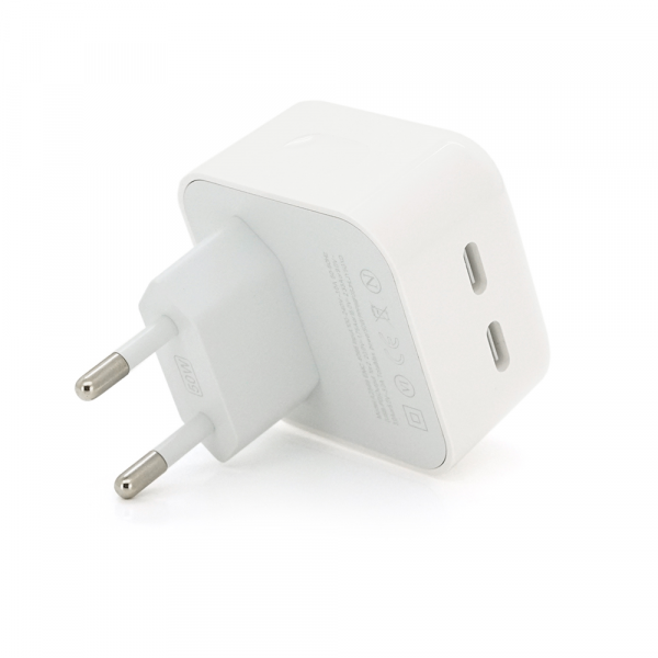 СЗУ NX 110-240V Original, 2xType C, 50W, White, Box