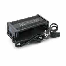 Зарядний пристрій для акумуляторів LiFePo4 72V(87,6V), 24S, 10A, штекер Triangle plug (T-tipe/IEC/C13 N+L-), 185x88x60mm
