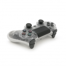 Геймпад Brazzers бездротовий для PS4 Wireless DUALSHOCK 4, роз'єм для навушників, LED light bar, Transparent gray, 3.7V, 600mAh, Blister-box