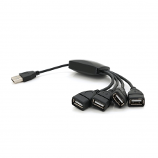 Хаб USB 2.0 4 порти (гідра), Blister Q250
