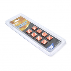 Охолоджуючий радіатор PCcooler B16, 4.4g, мідь, 14х12х5,5мм, 8 штук у блістері