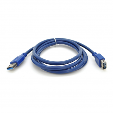 Подовжувач USB 3.0 AM/AF, 1.5m, Blue, Пакет