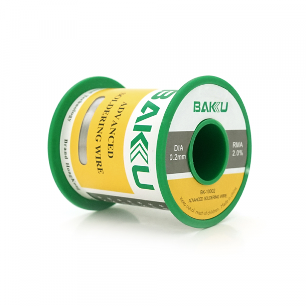 Припій BAKU дротяний Solder wire BK10002 100G DIA 0,2mm (100g)