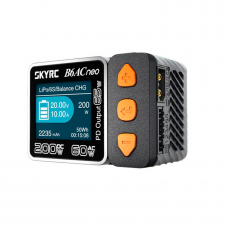 Універсальне ЗУ SKYRC B6AC, DC200W, AC60W, 27V, 10A, LCD, балансир, від 1 до 6 осередків, DC/PD