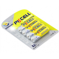Акумулятор PKCELL 1.2V AA 2000mAh NiMH Rechargeable Battery, 4 штуки у блістері ціна за блістер, Q12