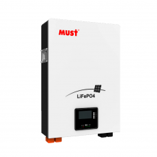 Акумуляторна батарея Must LiFePO4 25.6V 100Ah ( 450 x 400 x 140 ), 23kg, монтаж на стіну