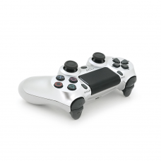 Геймпад Brazzers бездротовий для PS4 Wireless DUALSHOCK 4, роз'єм для навушників, LED light bar, Silver-White, 3.7V, 600mAh, Blister-box