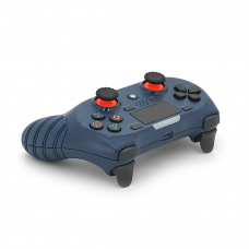 Геймпад Brazzers S8-P бездротовий для PS4 Wireless DOUBLE-motor vibration 4, роз'єм для навушників, LED light bar, Dark blue, 3.7V, 600mAh, Blister-box