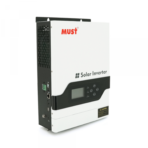 Гiбрiдне ДБЖ MUST PV18-3224VPM, 3200W, 24V, ток заряда 60A, 160-275V, MPPT (60А, 30-160 Vdc)