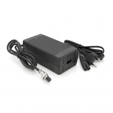 Зарядний пристрій акумуляторів LiFePO4 12V (14.6V), 4S,10A, штекер GX12, з індикацією, 133х67х45mm, 0.3kg
