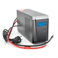 ДБЖ з правильною синусоїдою RITAR RTSW-500 LCD, 12В, під зовнішній АКБ, Q4 (320*132*210) 4,2 кг (260*85*140)