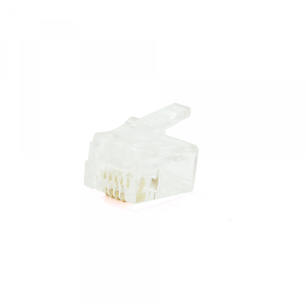 Коннектор PiPo RJ-11 6P4C UTP Cat-3 (100 шт / уп.) Q10