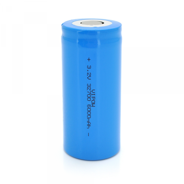 Літій-залізо-фосфатний акумулятор 32700 Lifepo4 Vipow IFR32700 FlatTop, 6000mAh, 3.2V, Blue Q50/500