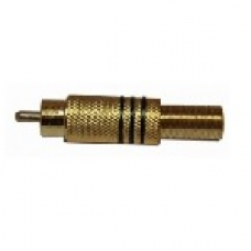 Роз'єм RCA з пружиною (під болт) латунь, 4шт у комплекті, ціна за комплект, 2*Black, 2*Red