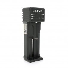 ЗУ універсальне Liitokala Lii-100C, 1 канал, LED дисплей, USB, підтримує 3.7V/3.8V Lion/3.2V Li-Fe/1.2V NIHM/21700/18650/16340/AAA/AA/SC/S