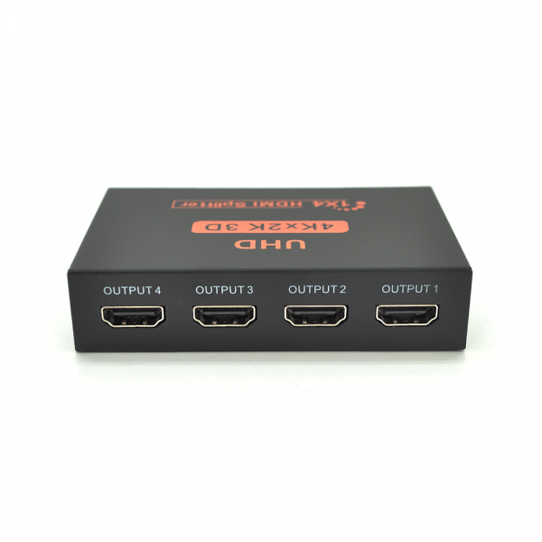 Активний HDMI сплитер 1 => 4 порта, 1080р, 1,4 версія, DC5V/2A, Box