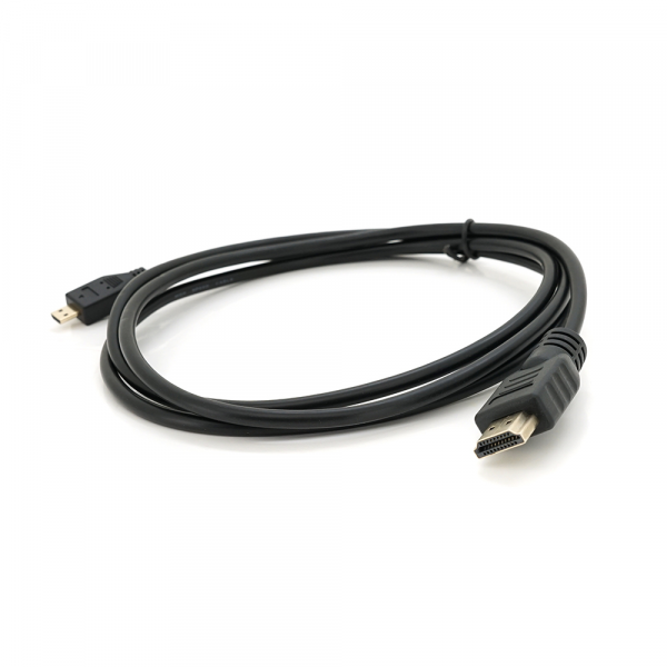 Кабель Merlion HDMI (тато) A-D micro (тато), 1.5m, чорний пакет, Q200
