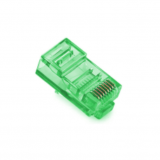 Конектор Merlion RJ-45 8P8C UTP Cat-5 (100 шт / уп.) Q100 Green