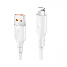 Кабель Konfulon DC64, Lightning, 1m, 60W, White