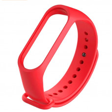 Ремінець для Xiaomi Mi Band 3/4 Silicone, Червоний