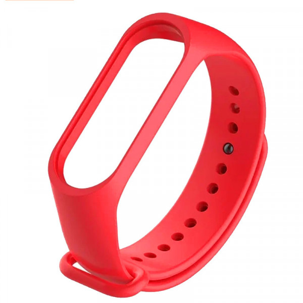 Ремінець для Xiaomi Mi Band 3/4 Silicone, Червоний