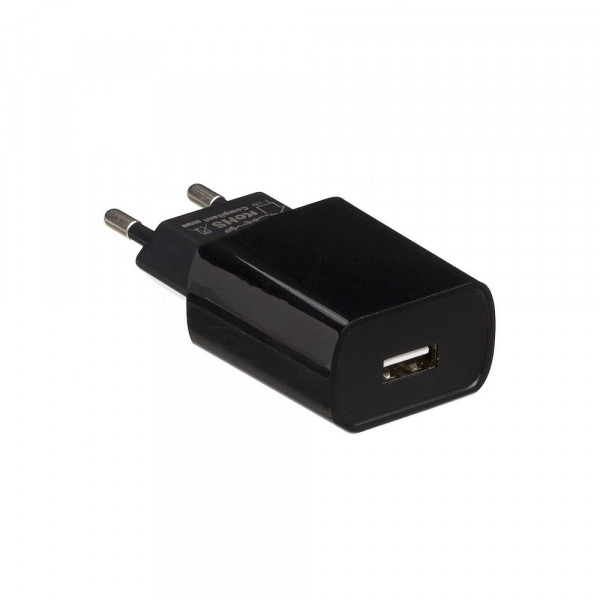 Мережевий зарядний пристрій Borofone BA20A, Cable Micro, 2.1A, Black