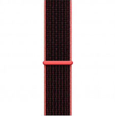 Ремінець для Apple Watch 38/40/41 mm Sport Loop Nike Чорне/Червоний