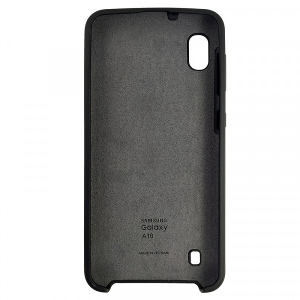 Чохол Silicone Case для Samsung A105 Galaxy A10, Чорне