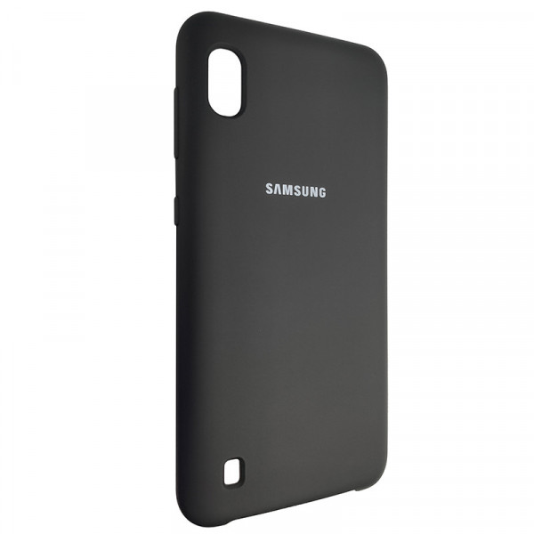 Чохол Silicone Case для Samsung A105 Galaxy A10, Чорне