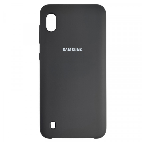 Чохол Silicone Case для Samsung A105 Galaxy A10, Чорне