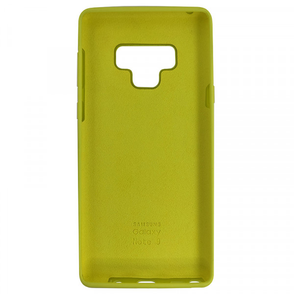 Чохол Silicone Case для Samsung N960 Galaxy Note 9, Yellow