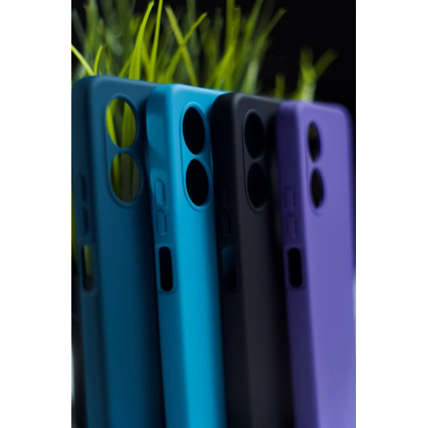 Чохол Silicone Case для Xiaomi Redmi Note 12 4G, Блакитний