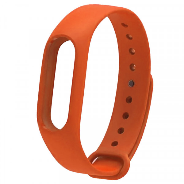 Ремінець для Xiaomi Mi Band 2 Silicone, Orange