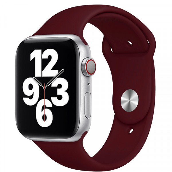 Ремінець для Apple Watch 38/40/41 mm Sport Band Bordo (52)