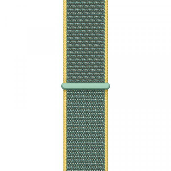 Ремінець для Apple Watch 38/40/41 mm Sport Loop Nike Yellow/Зелений