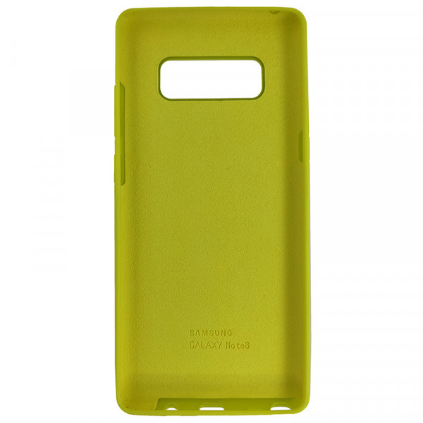 Чохол Silicone Case для Samsung N950 Galaxy Note 8, Yellow