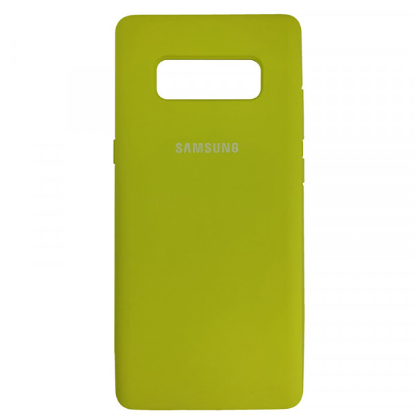 Чохол Silicone Case для Samsung N950 Galaxy Note 8, Yellow