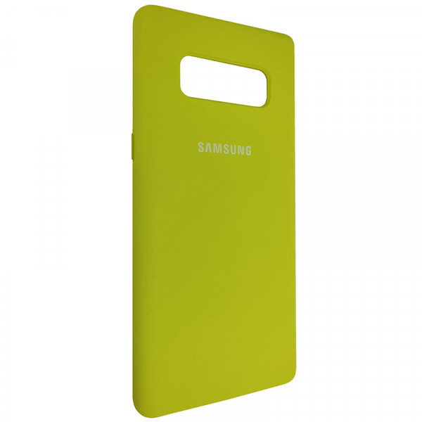 Чохол Silicone Case для Samsung N950 Galaxy Note 8, Yellow